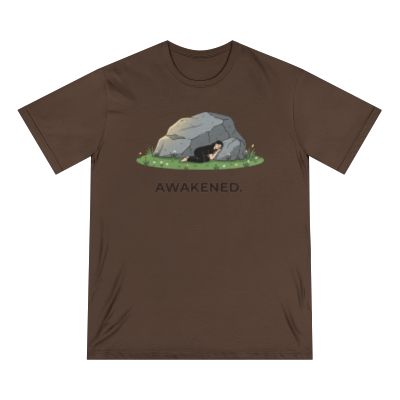 Awakened Spiritual Cave Illustration T-shirt