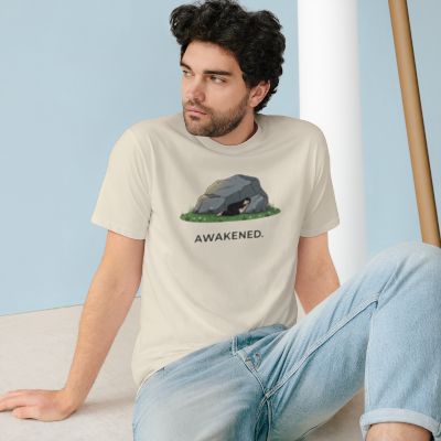 Awakened Spiritual Cave Illustration T-shirt