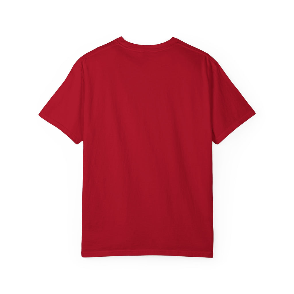 Papa Script Logo T-Shirt | Retro Cursive Lettering, Patriotic Stars