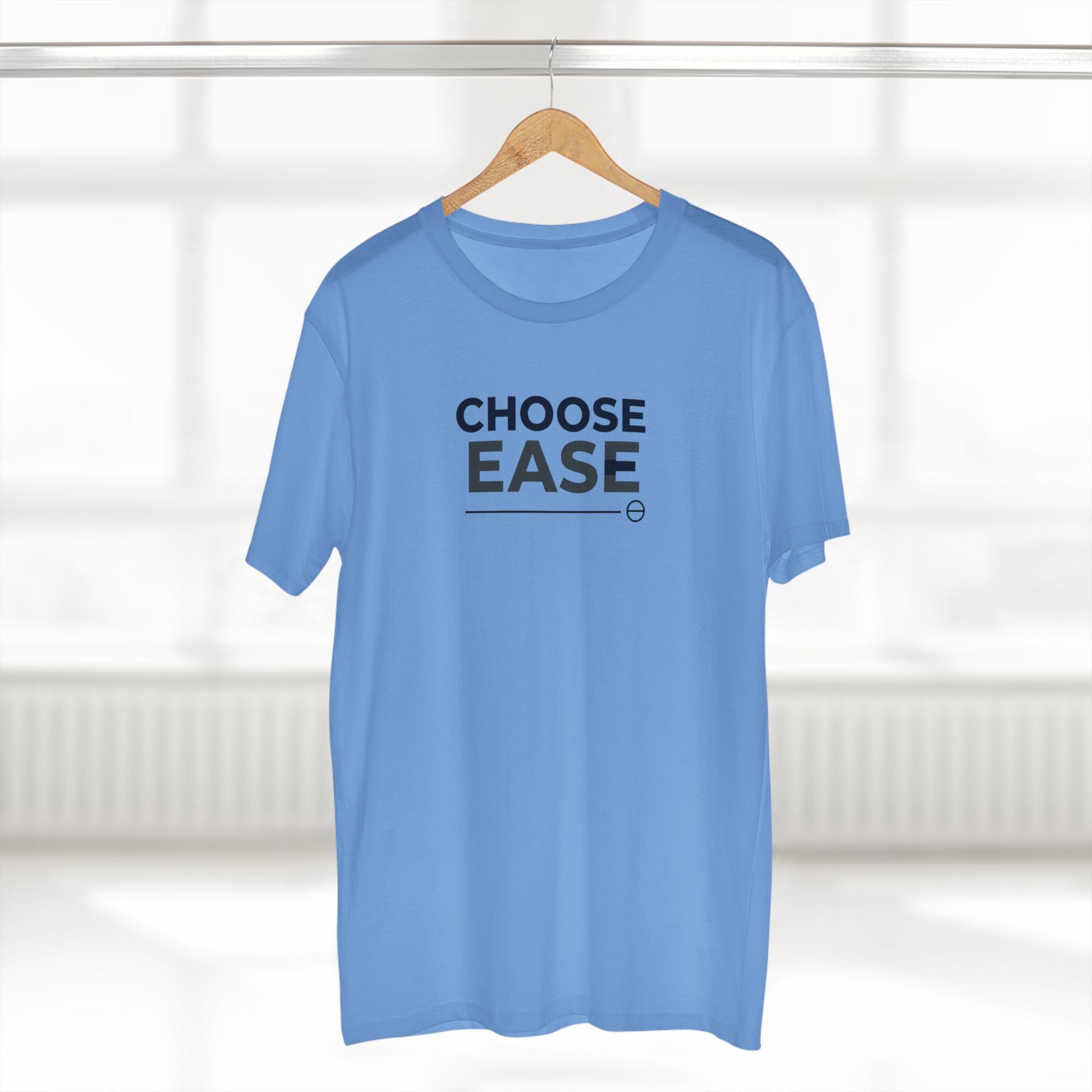Choose Ease Minimalist Tee, Mindful Quote Shirt, Calm Aesthetic T-Shirt, Wellness Life Top, Soft Neutral Unisex Tee