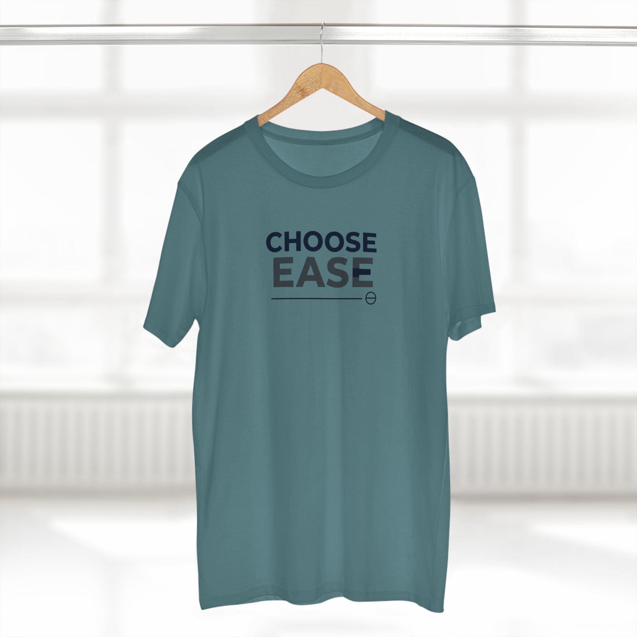 Choose Ease Minimalist Tee, Mindful Quote Shirt, Calm Aesthetic T-Shirt, Wellness Life Top, Soft Neutral Unisex Tee