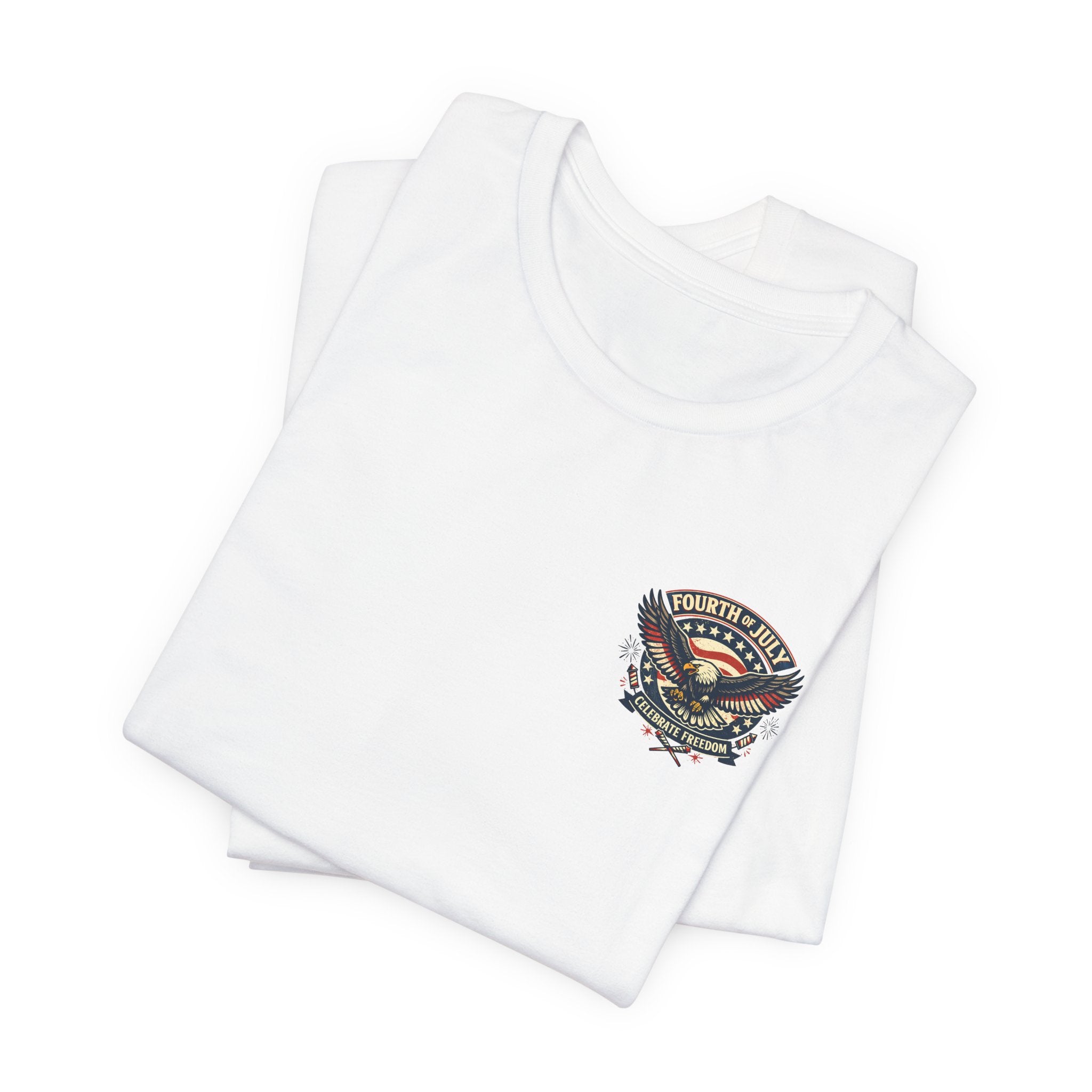 Fourth of July Premium Emblem Tee – Independence Day Heritage Shirt (Unisex)