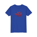 Mini Script Logo T-Shirt | Retro Cursive Lettering, Patriotic Stars