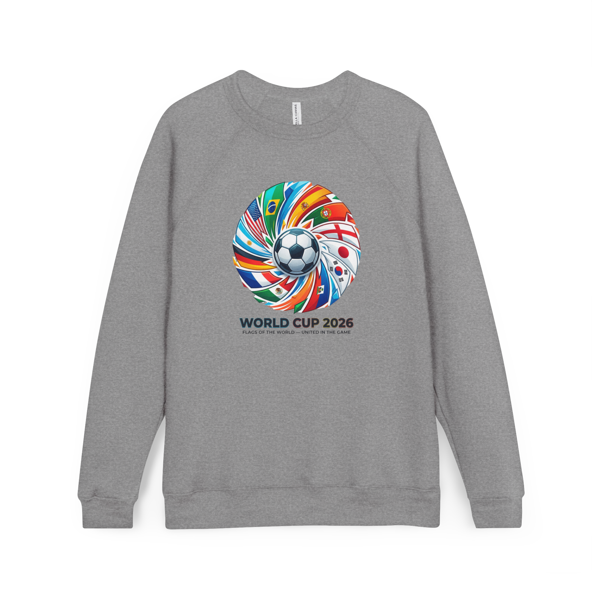 World Cup Soccer 2026 Sweatshirt | International Flags, Global Unity