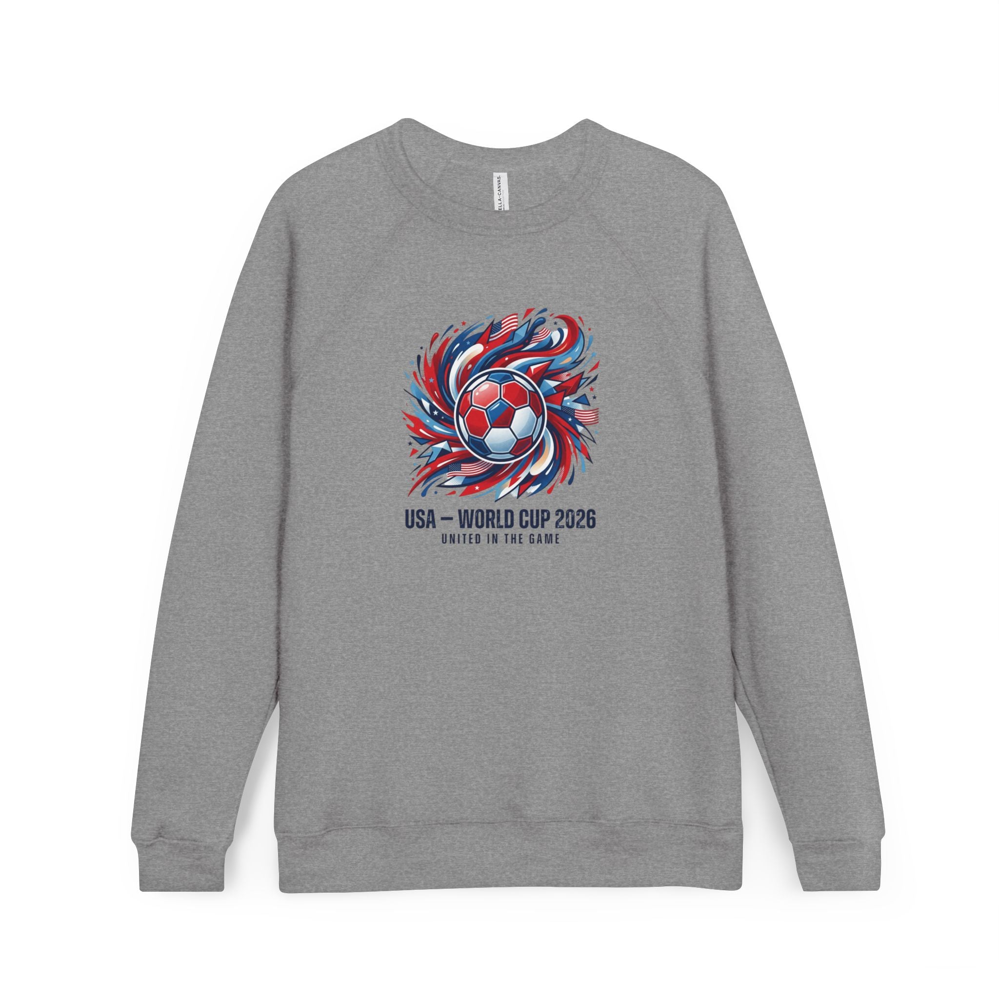 USA World Cup 2026 Soccer Swirl Sweatshirt | Soccer Ball Graphic