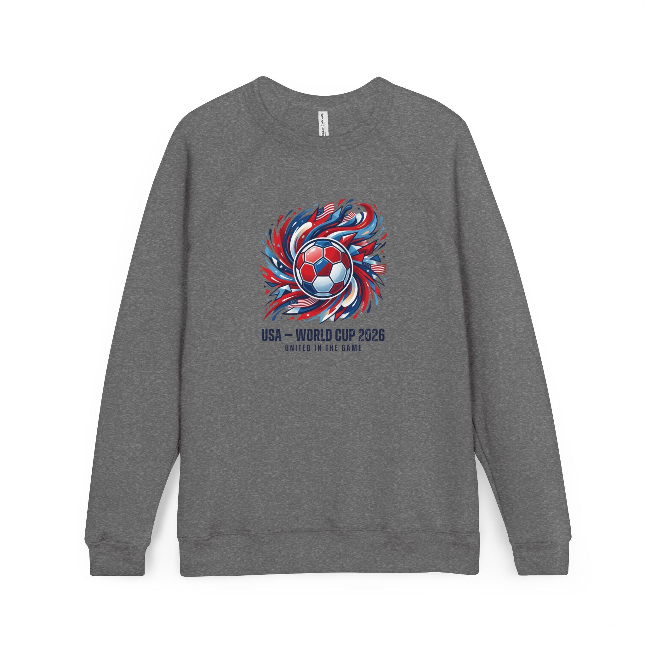 USA World Cup 2026 Soccer Swirl Sweatshirt | Soccer Ball Graphic