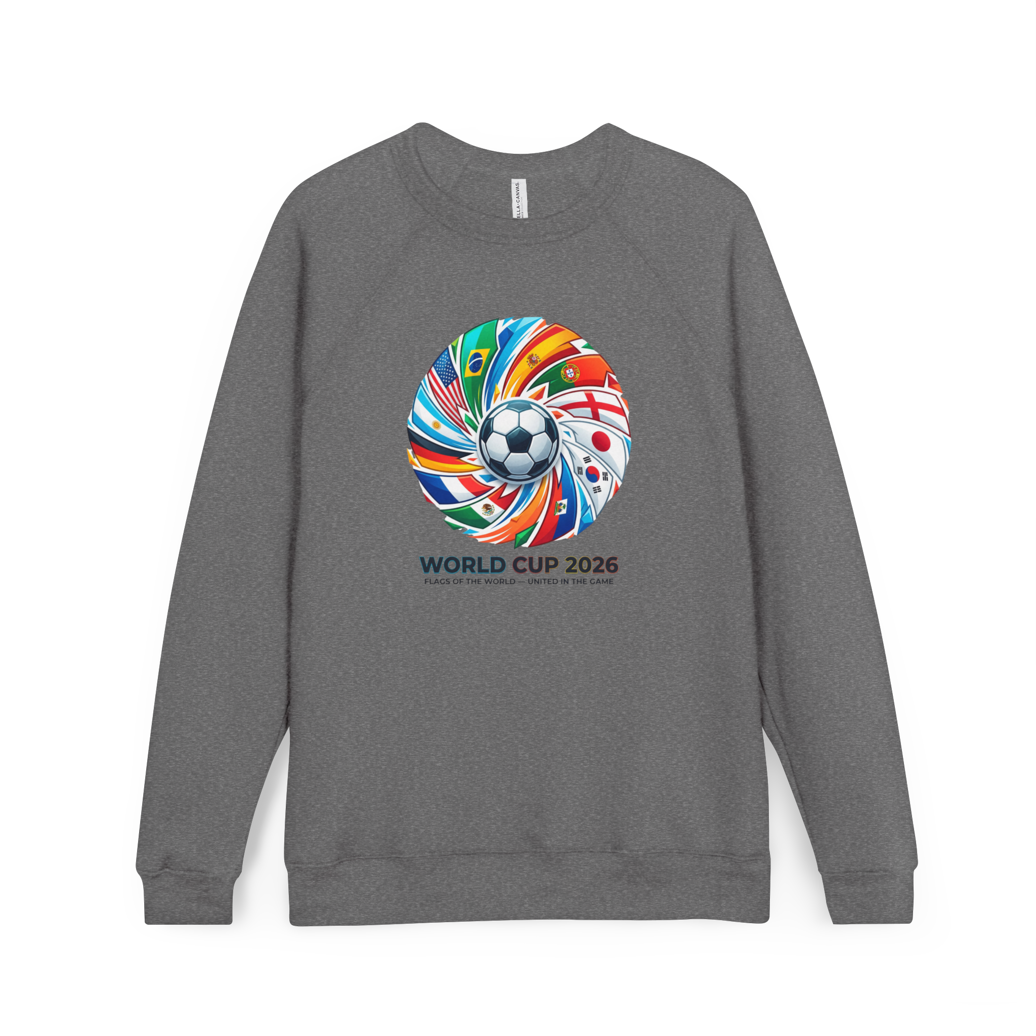 World Cup Soccer 2026 Sweatshirt | International Flags, Global Unity
