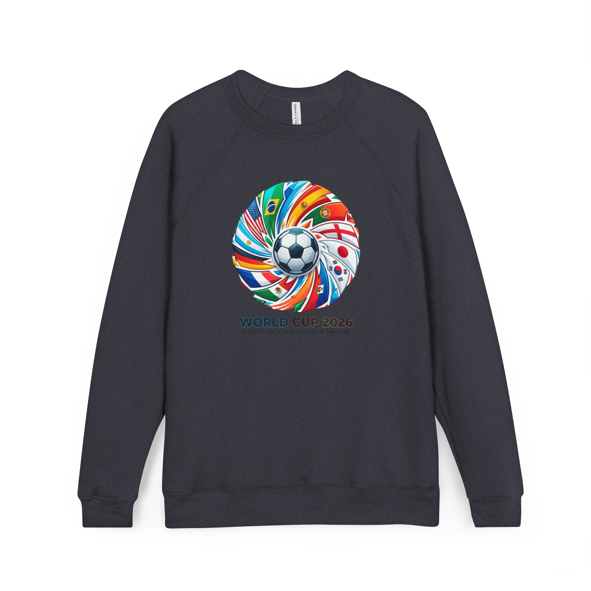 World Cup Soccer 2026 Sweatshirt | International Flags, Global Unity