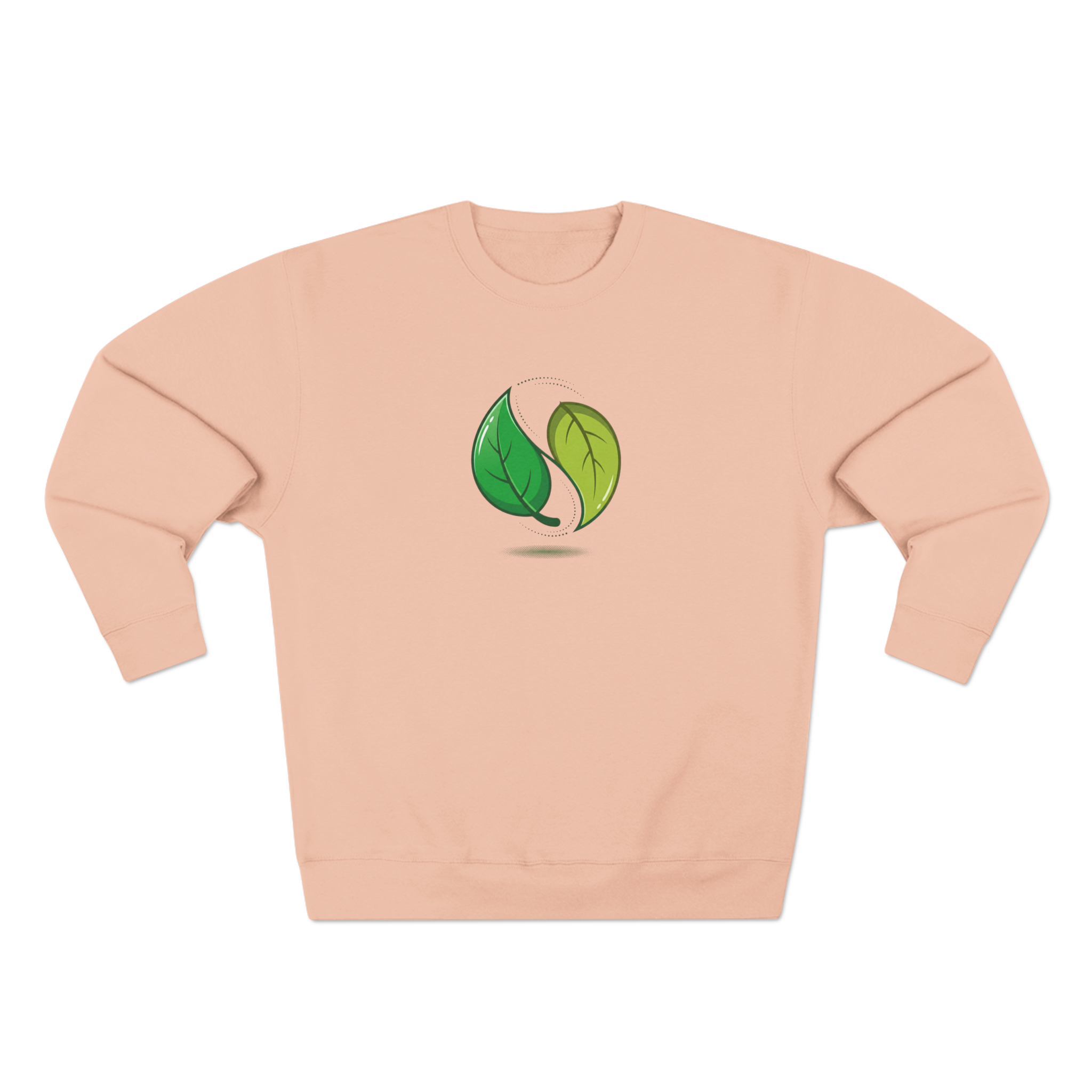 Nature Botanical Harmony Crewneck Sweatshirt | Minimalist Earthy Balance
