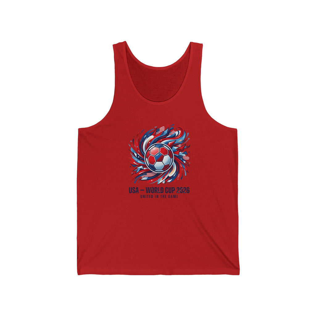 USA World Cup 2026 Soccer Ball Swirl Tank