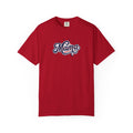 Mama script logo retro Americana lettering, stars and stripes T-Shirt | Patriotic stars