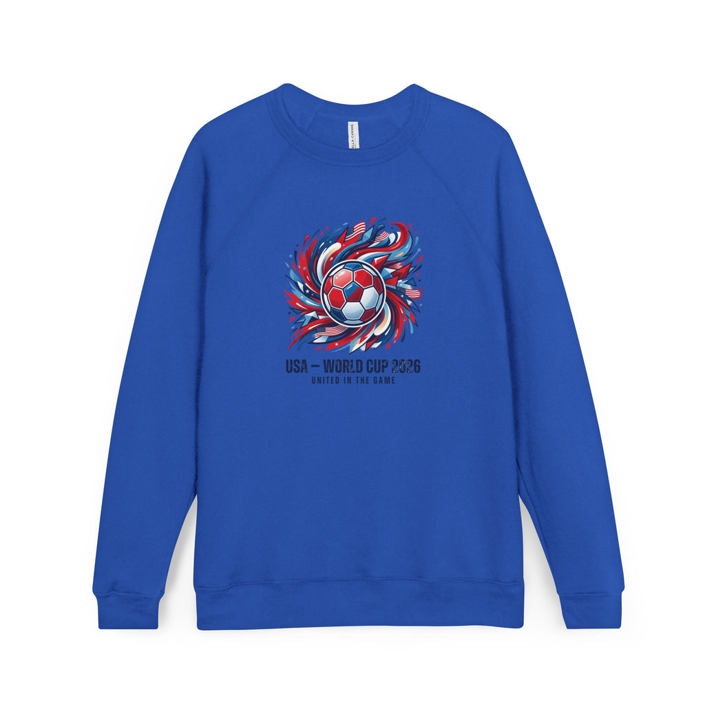 USA World Cup 2026 Soccer Swirl Sweatshirt | Soccer Ball Graphic
