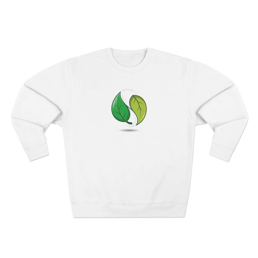 Nature Botanical Harmony Crewneck Sweatshirt | Minimalist Earthy Balance