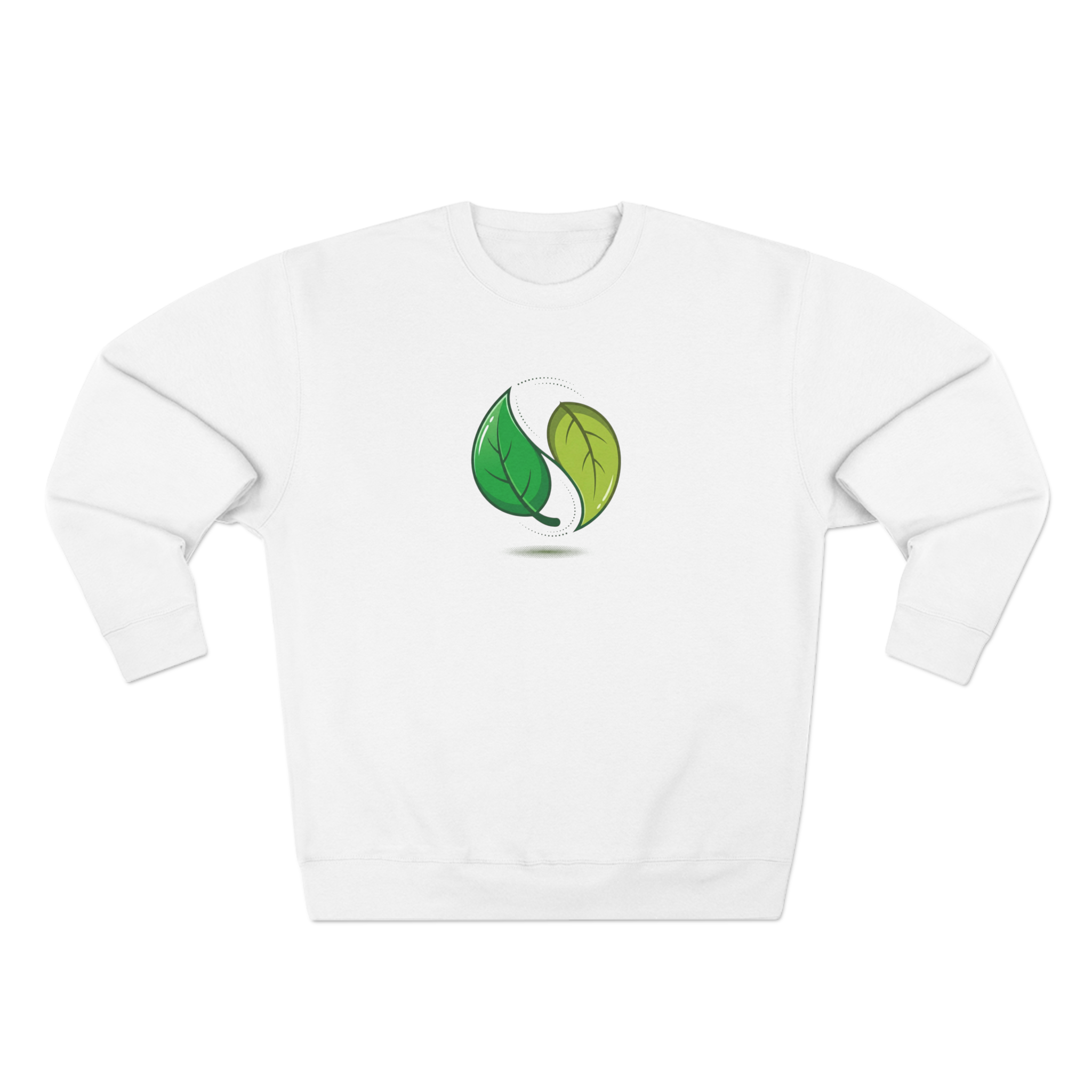 Nature Botanical Harmony Crewneck Sweatshirt | Minimalist Earthy Balance