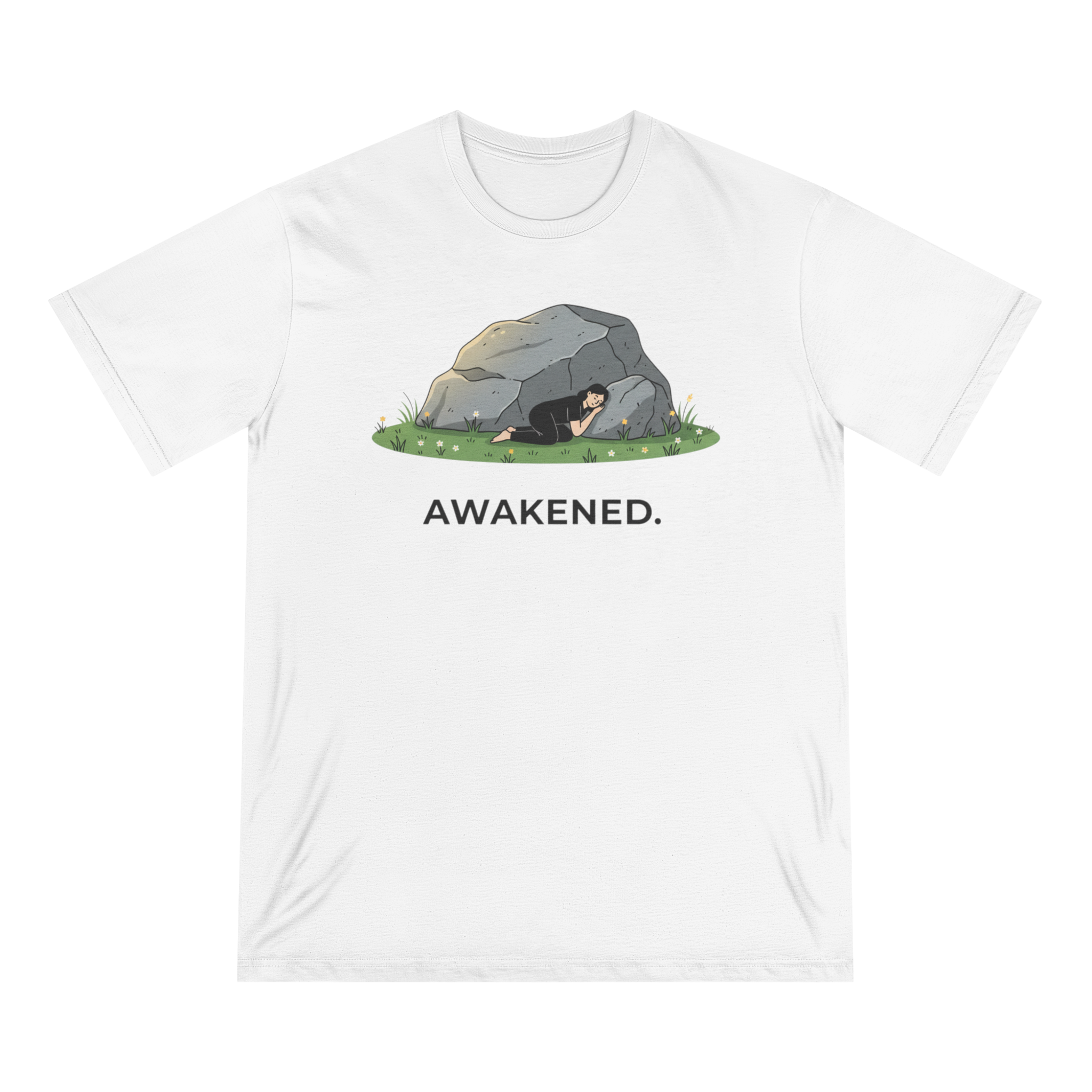 Awakened Spiritual Cave Illustration T-shirt