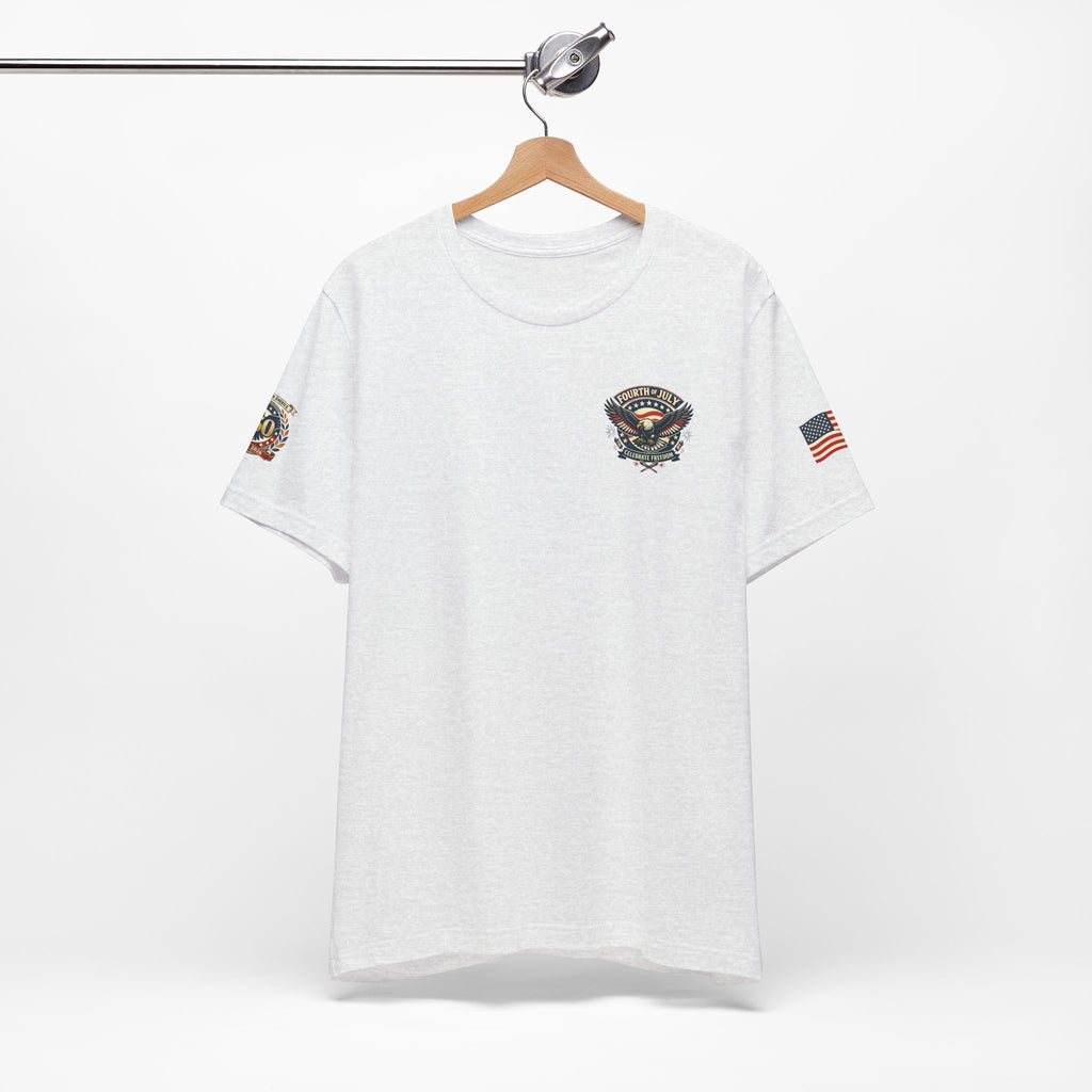 Fourth of July Premium Emblem Tee – Independence Day Heritage Shirt (Unisex)