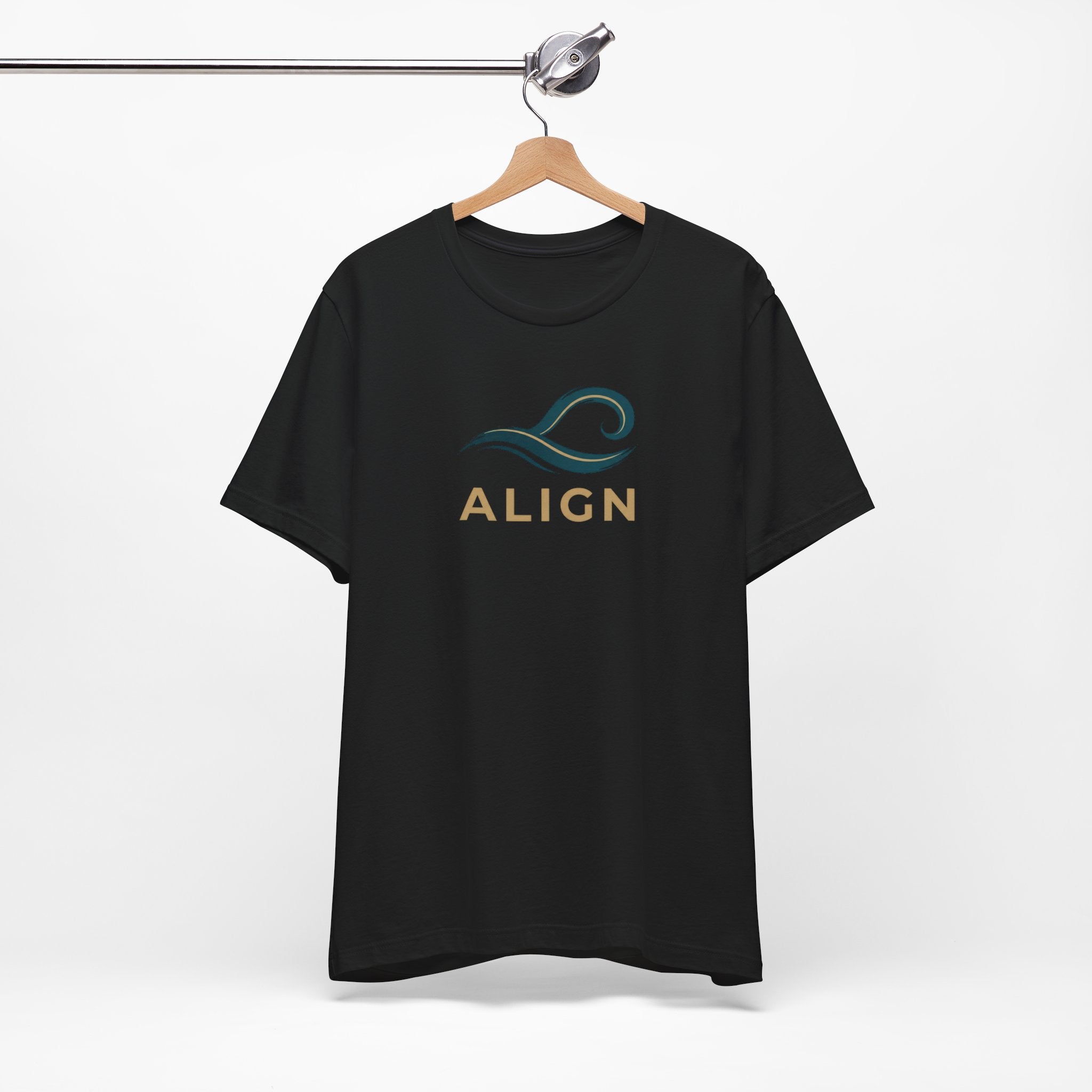 ALIGN Wave Tee – Minimalist Mindfulness T-Shirt | Bold Energy Streetwear™