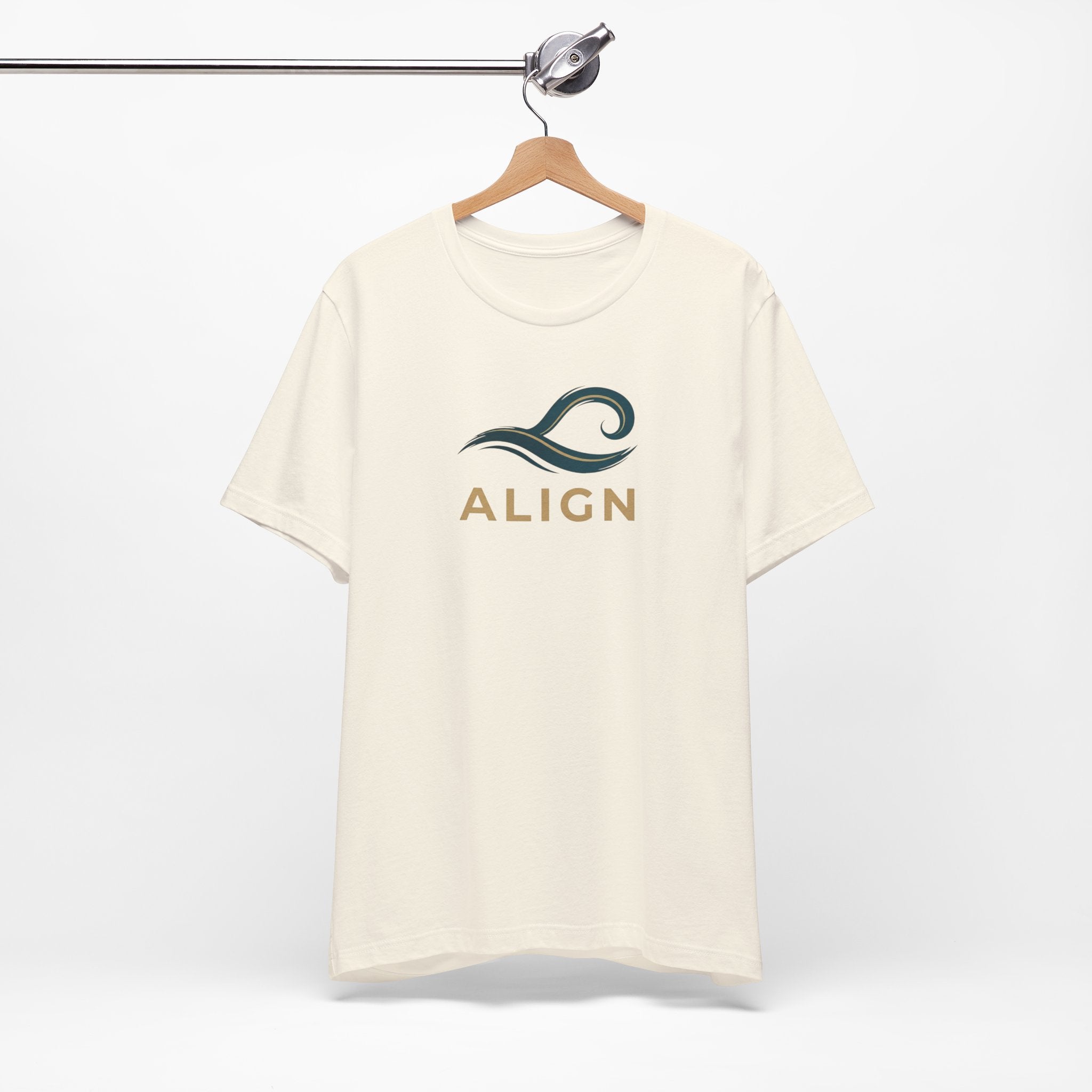 ALIGN Wave Tee – Minimalist Mindfulness T-Shirt | Bold Energy Streetwear™