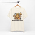 Wild Harmony Animal Tee, Safari Wildlife Shirt, Leopard Lion Giraffe Tee