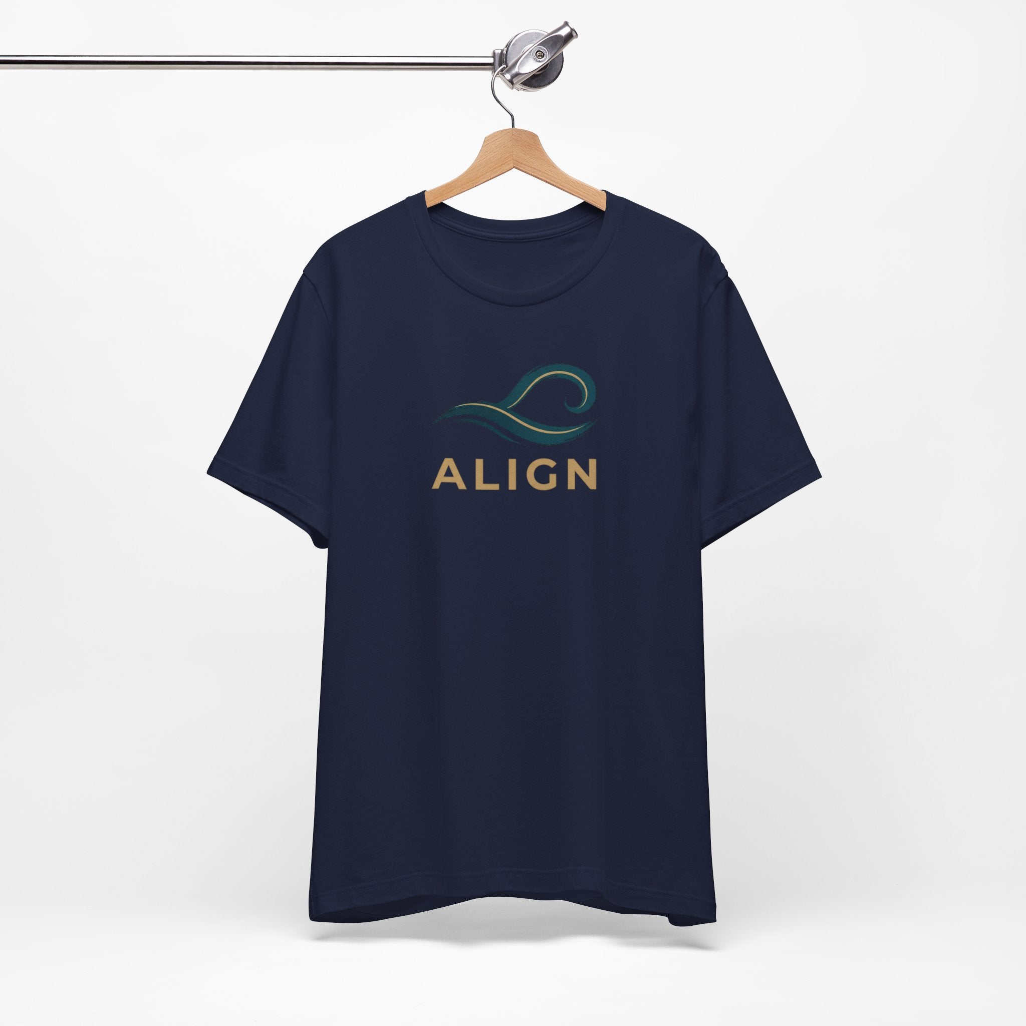 ALIGN Wave Tee – Minimalist Mindfulness T-Shirt | Bold Energy Streetwear™