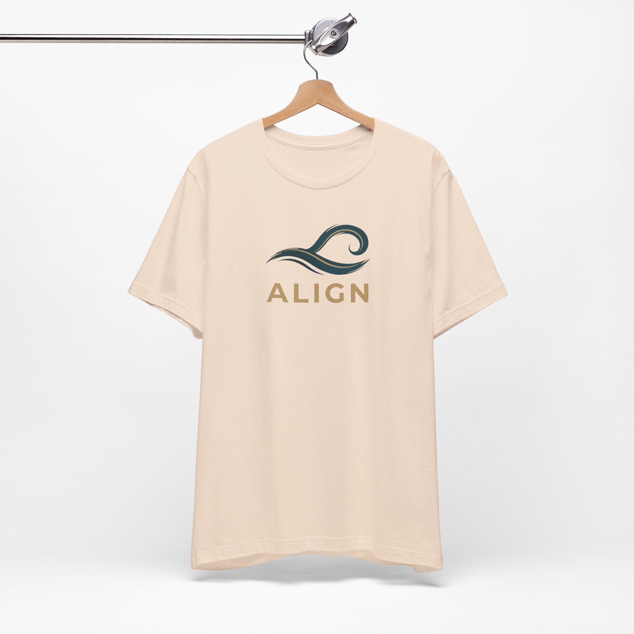 ALIGN Wave Tee – Minimalist Mindfulness T-Shirt | Bold Energy Streetwear™
