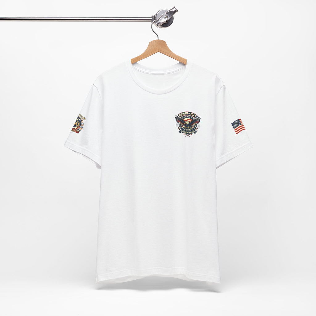 Fourth of July Premium Emblem Tee – Independence Day Heritage Shirt (Unisex)