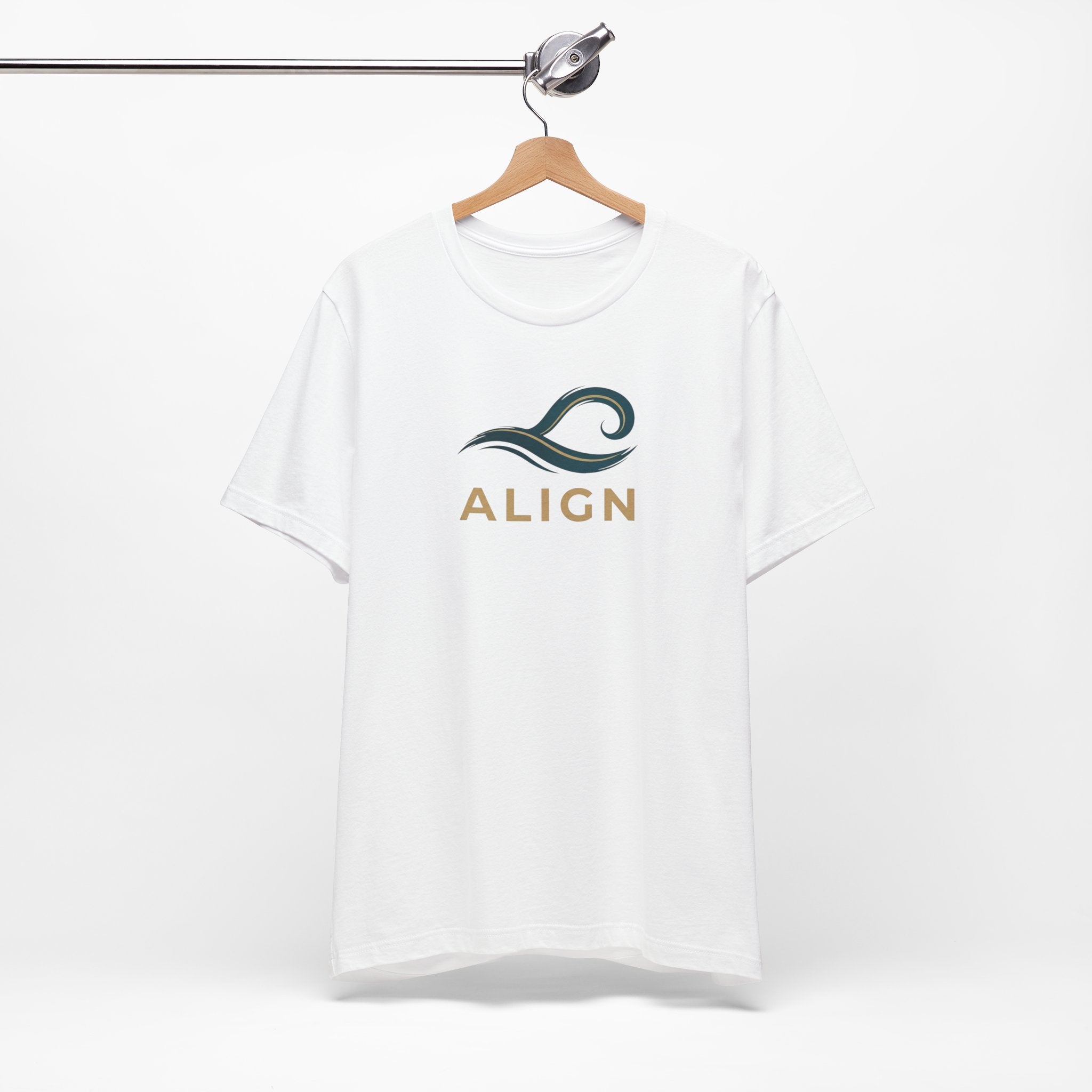 ALIGN Wave Tee – Minimalist Mindfulness T-Shirt | Bold Energy Streetwear™