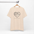 Heart-shaped Soccer Globe Tee | World Cup 2026 Shirt