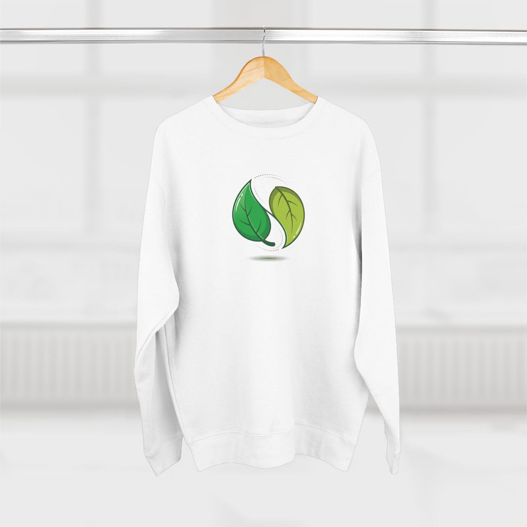 Nature Botanical Harmony Crewneck Sweatshirt | Minimalist Earthy Balance
