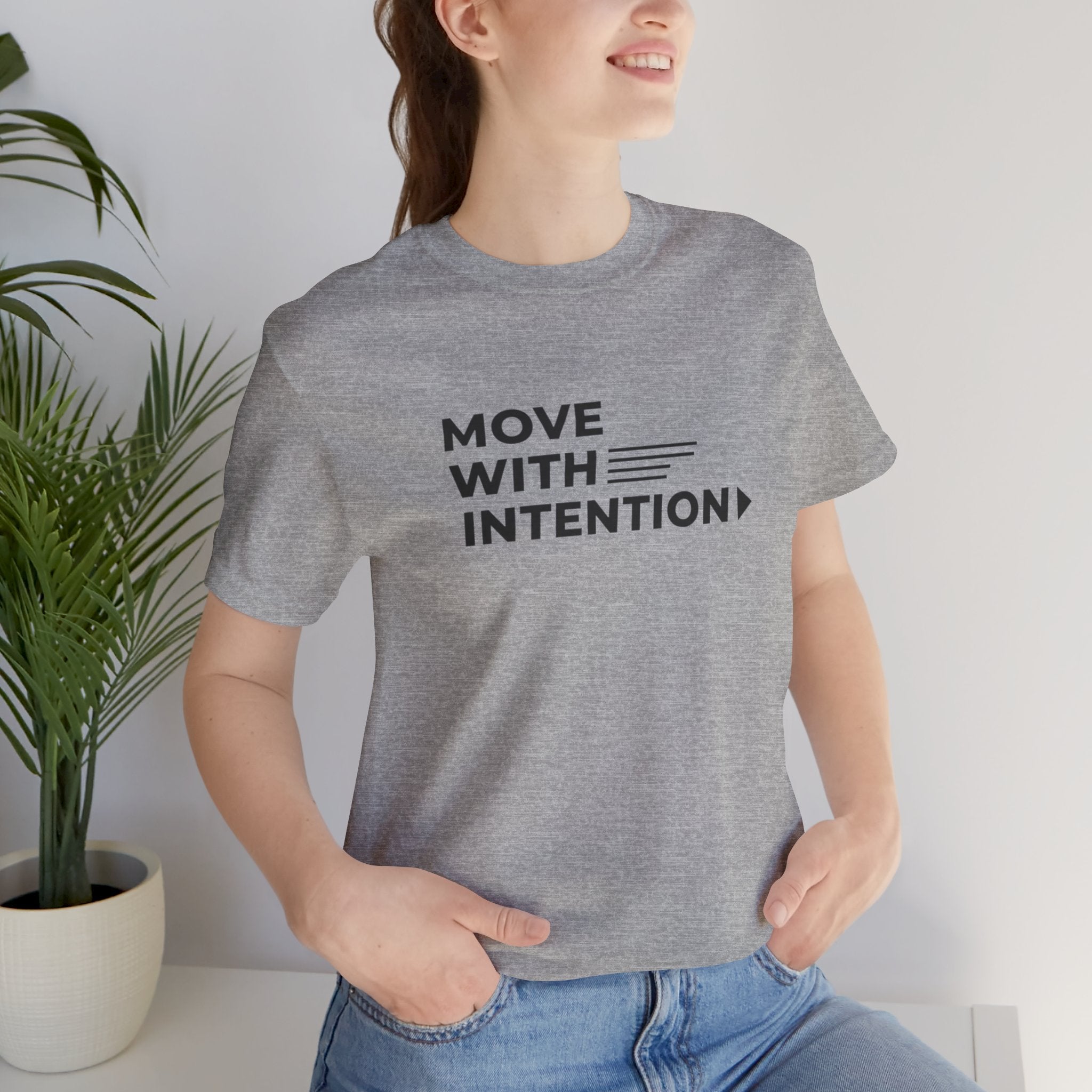 Move With Intention Tee - Luxury Minimalist