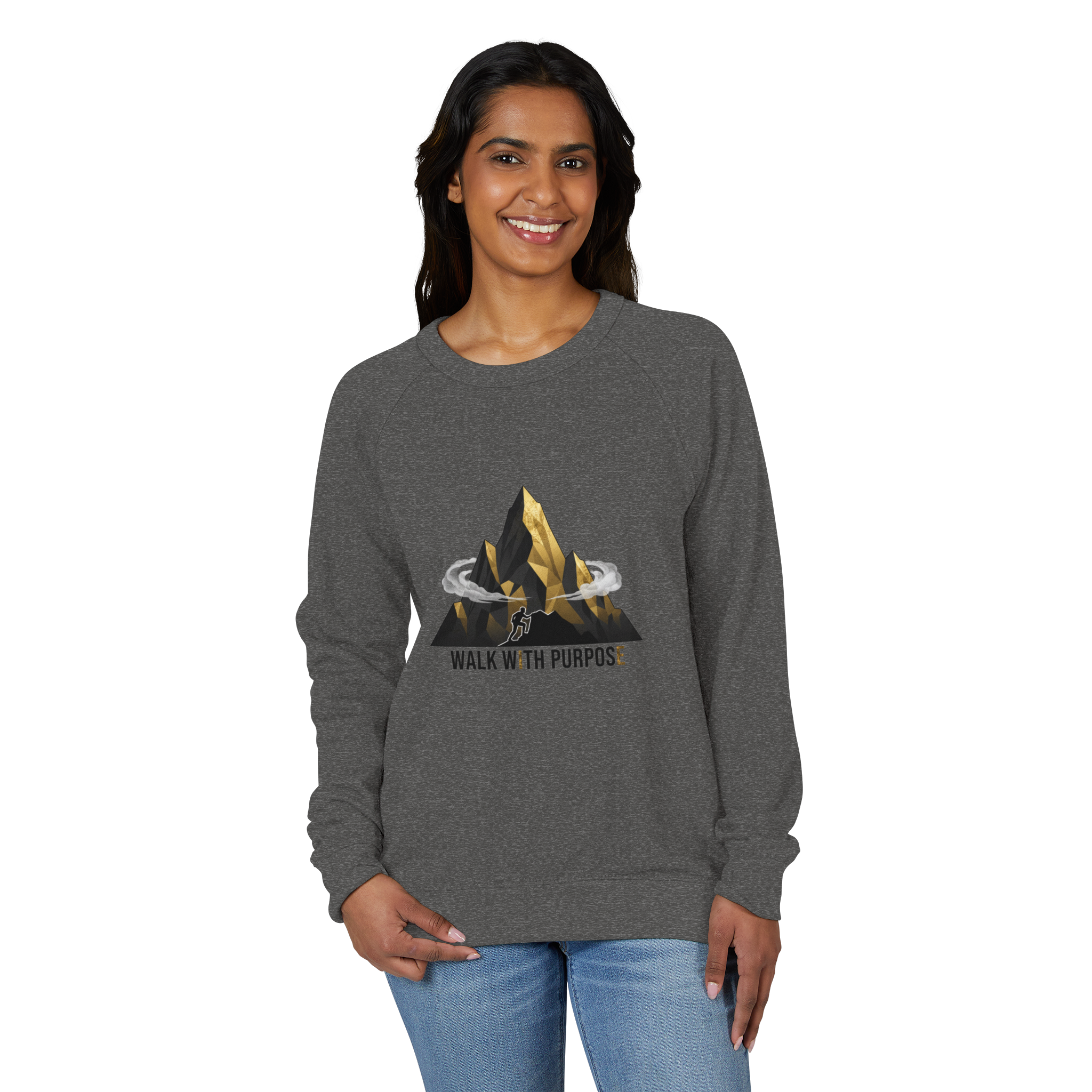 Walk With Purpose raglan sweatshirt