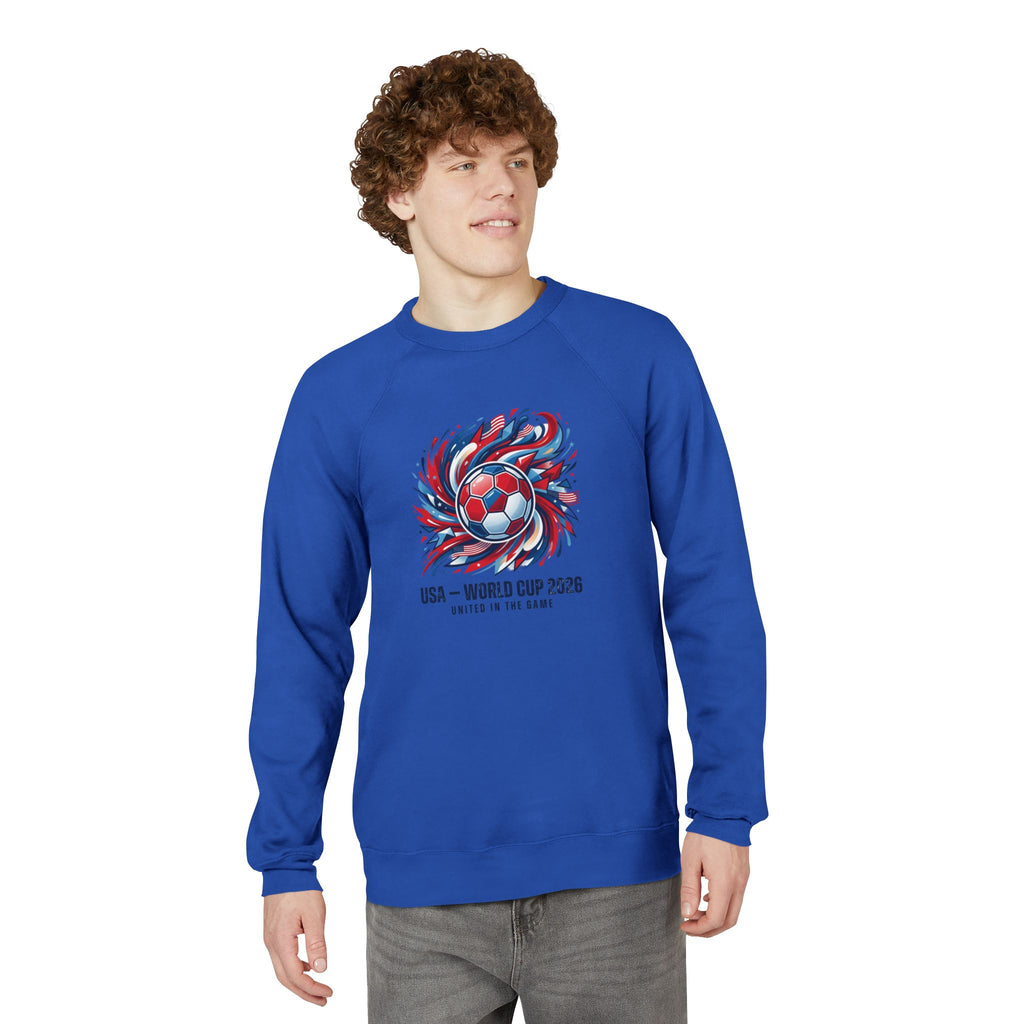 USA World Cup 2026 Soccer Swirl Sweatshirt | Soccer Ball Graphic