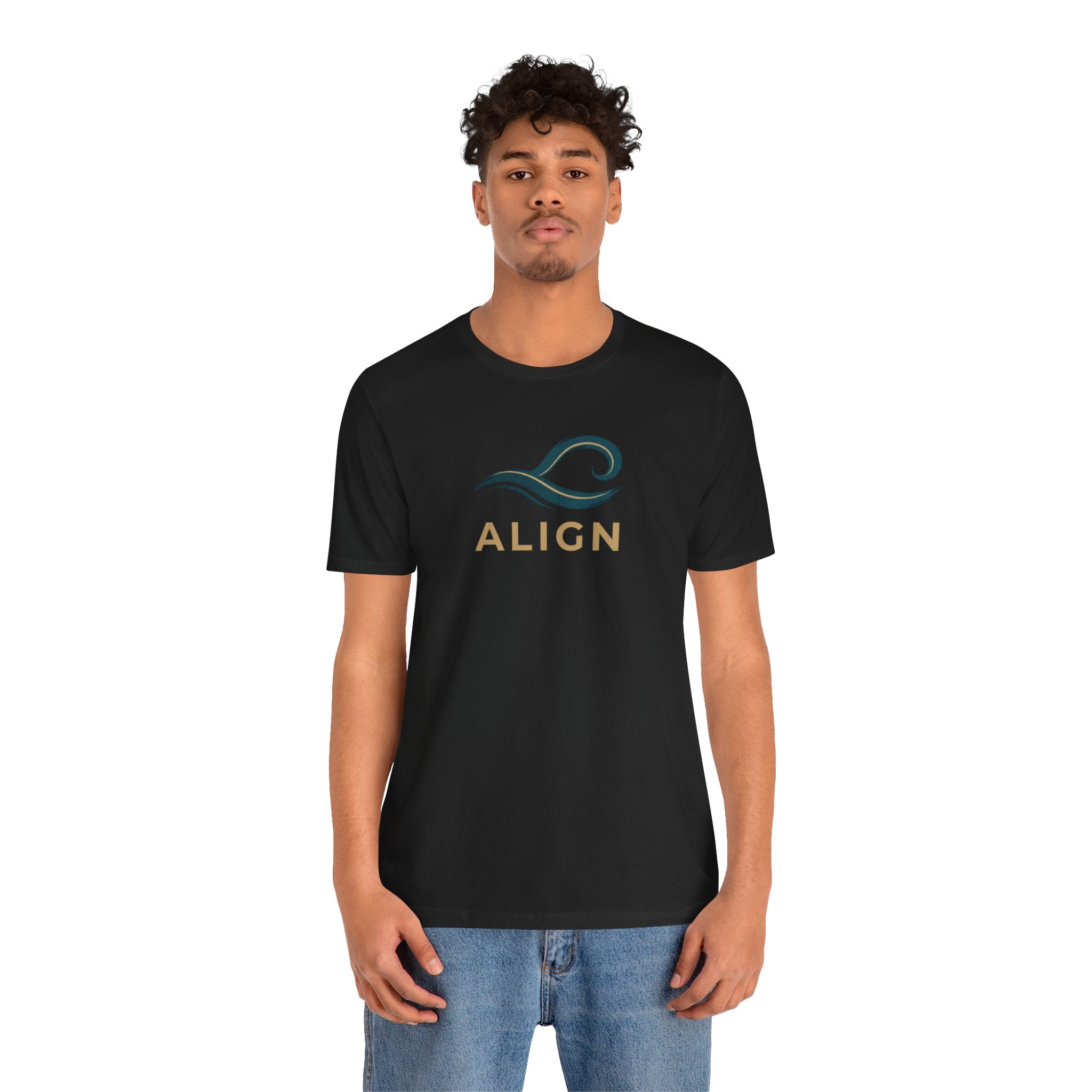 ALIGN Wave Tee – Minimalist Mindfulness T-Shirt | Bold Energy Streetwear™