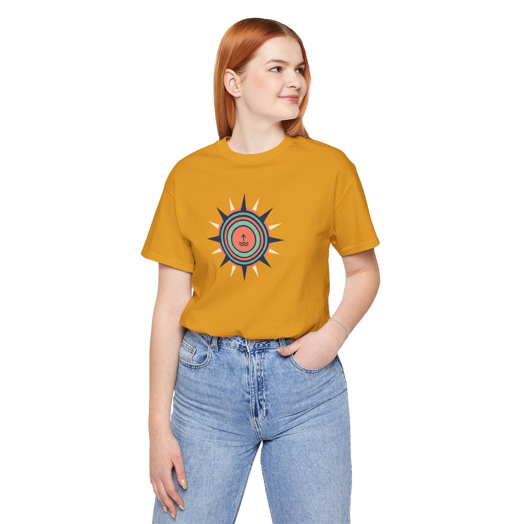 Nautical Compass Anchor Tee | Coastal Sailing T-Shirt, Ocean Adventure Shirt
