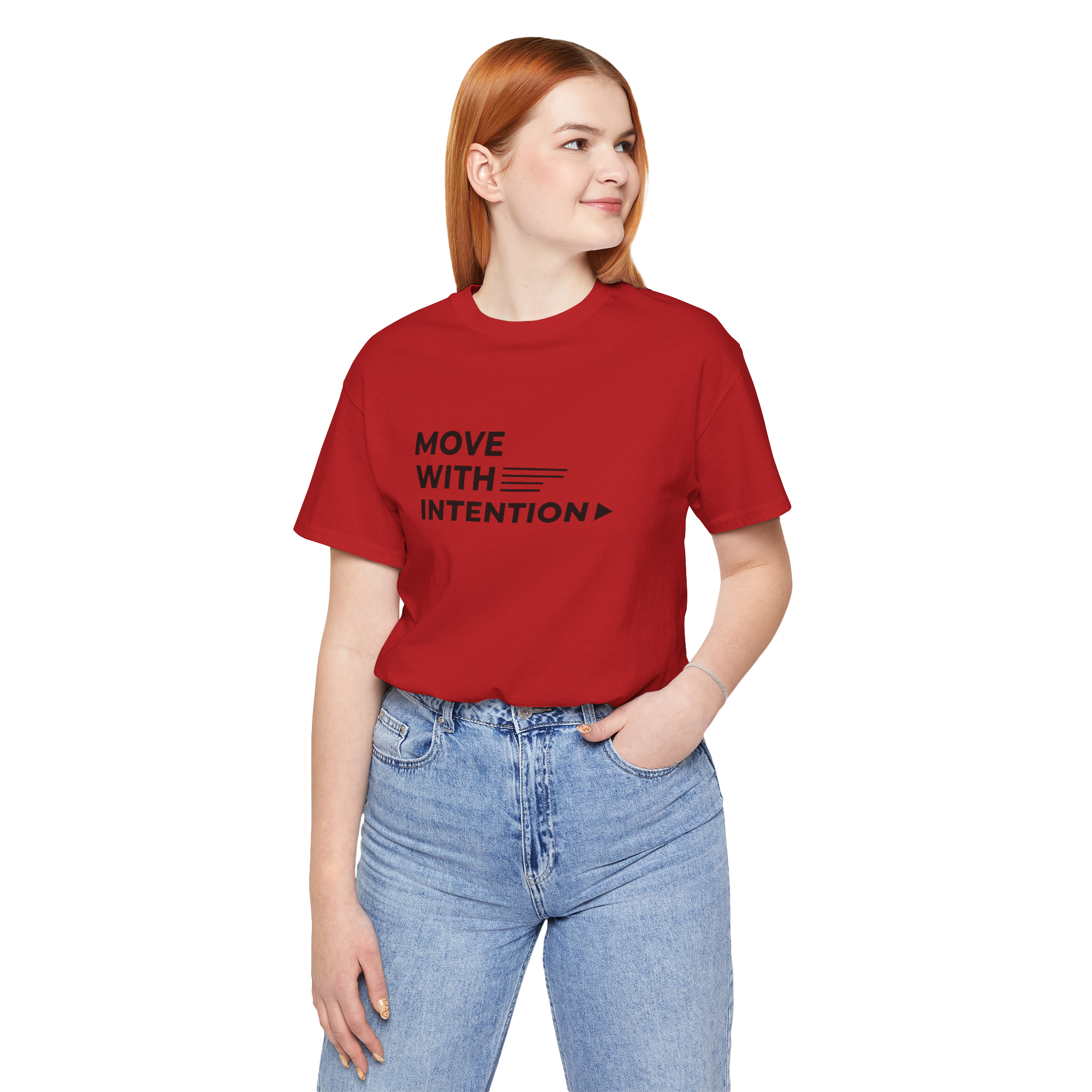 Move With Intention Tee - Luxury Minimalist