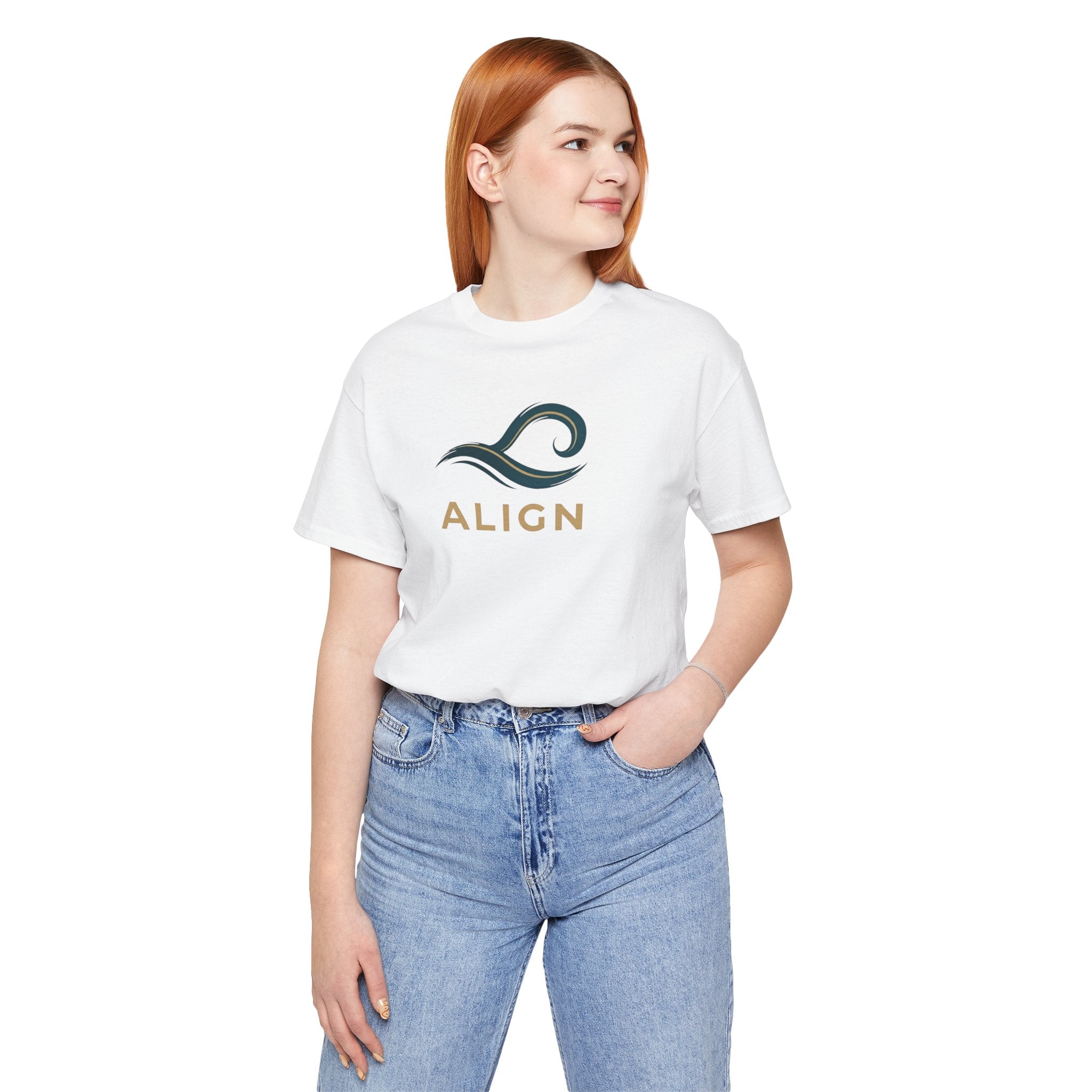 ALIGN Wave Tee – Minimalist Mindfulness T-Shirt | Bold Energy Streetwear™