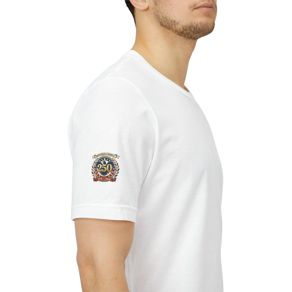 Fourth of July Premium Emblem Tee – Independence Day Heritage Shirt (Unisex)