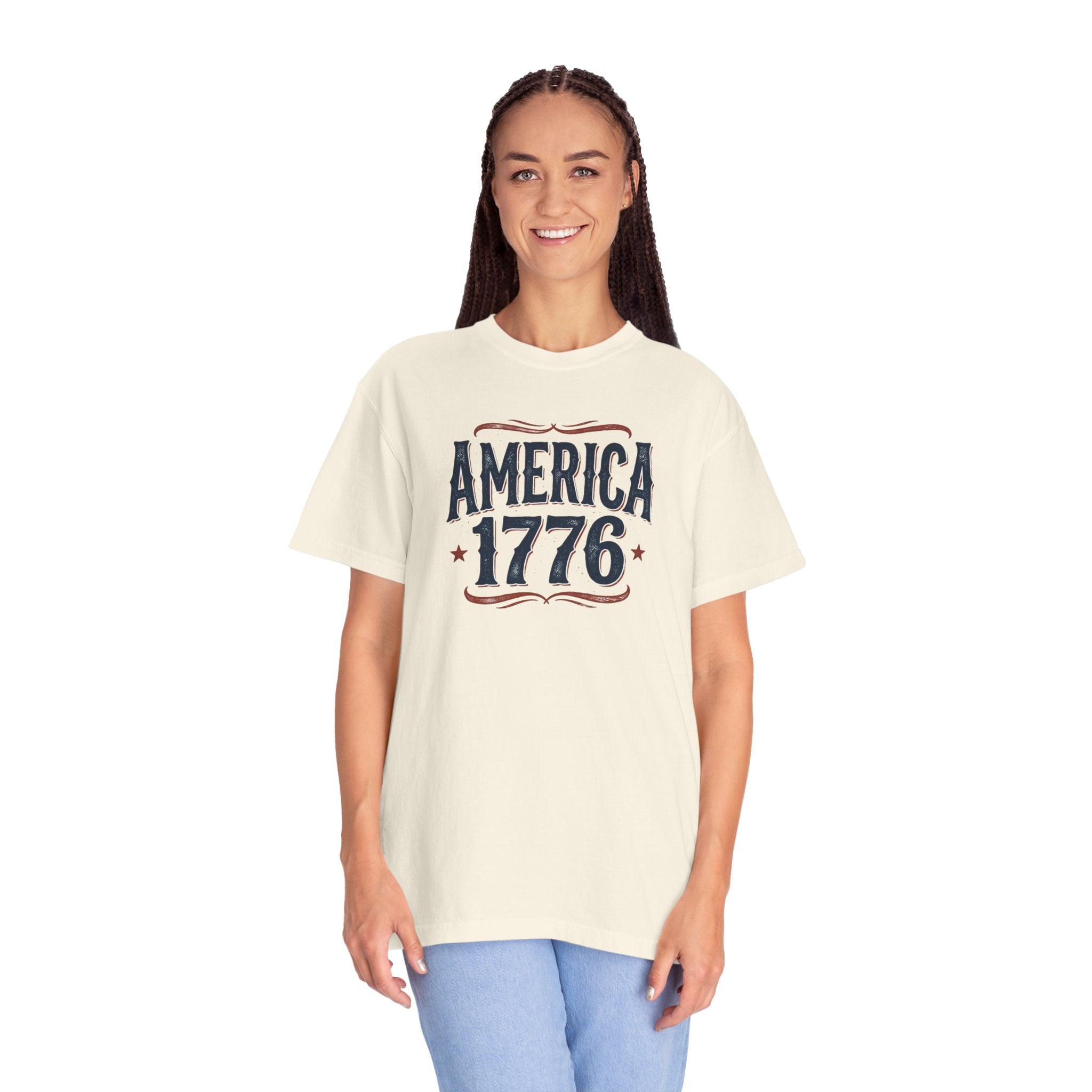 America 1776 T-Shirt | Vantage Patriotic Independence Day Tee USA