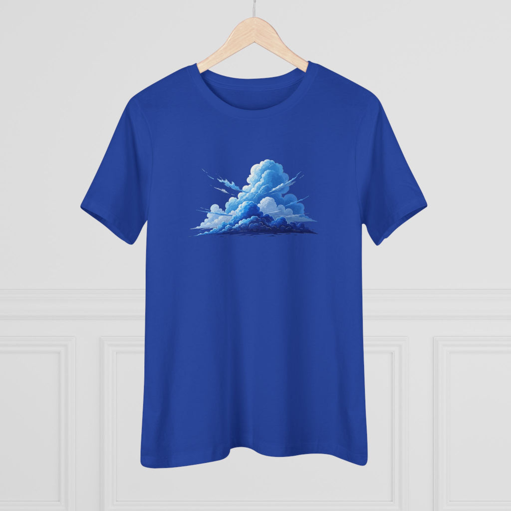 Be Elevated, Cloud Illustration Tee | 'Be' Minimal Back Print