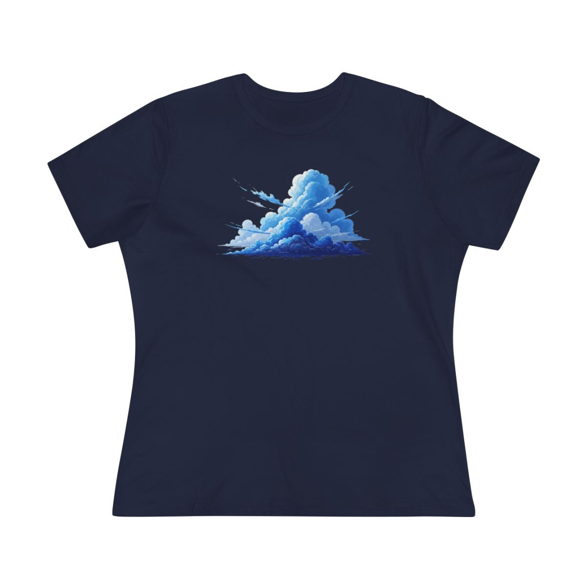Be Elevated, Cloud Illustration Tee | 'Be' Minimal Back Print