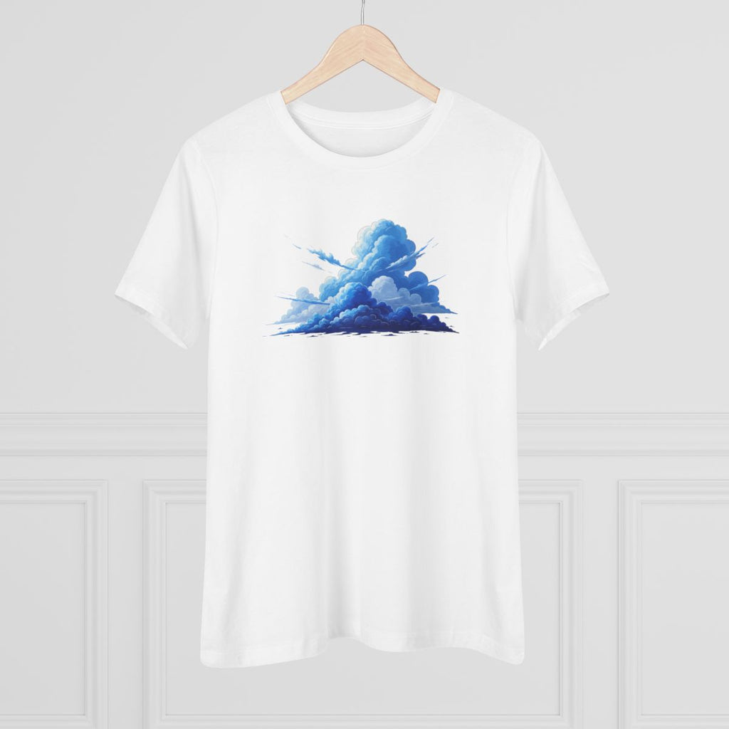 Be Elevated, Cloud Illustration Tee | 'Be' Minimal Back Print